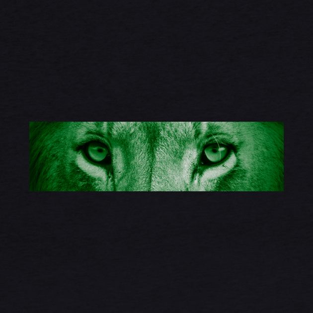 Lion eyes (Green) by BellaTilly